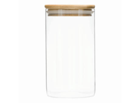 ECO STORAGE M - Glas-Vorratsdose, Füllmenge ca. 700 ml Werbeartikel