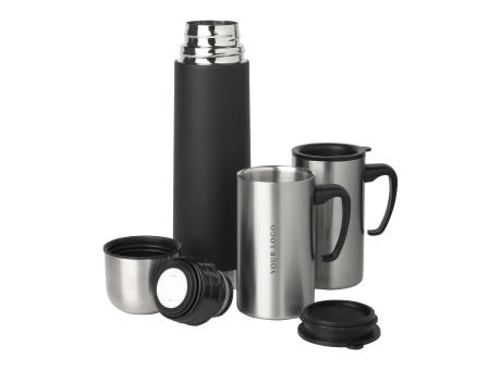 Isolierkannen-Set aus Edelstahl Frieda Werbeartikel