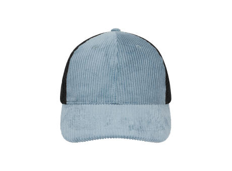 6 Panel Corduroy-Mesh Cap  Organic Cotton - Stylische 6 Panel Mesh Cap aus hochwertigem Bio-Baumwoll Cordwebstoff und weichem Meshmaterial Werbeartikel