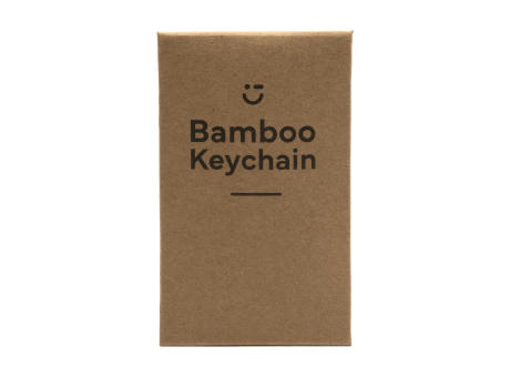 Bamboo Key Rectangle Schlüsselanhänger bedrucken