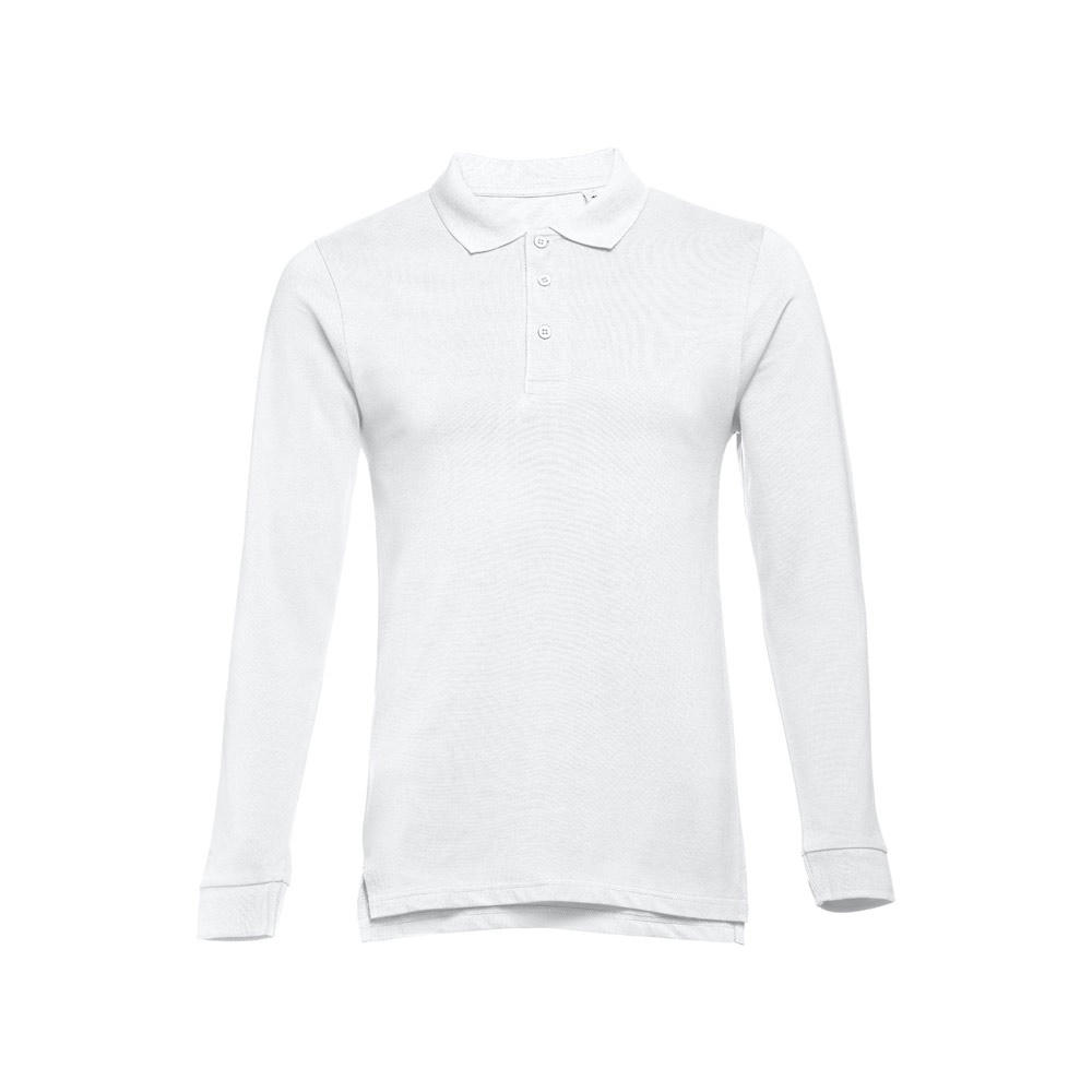 Product image THC BERN WH 3XL. Herren Langarm-Poloshirt Werbeartikel
