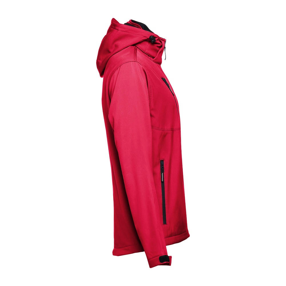 THC ZAGREB II. Herren-Softshell-Jacke aus Polyester und Elastan Werbeartikel