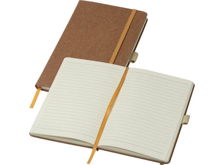 Product image A5 Notizbuch mit recyceltem Ledereinband Werbeartikel