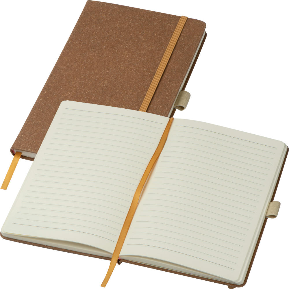 Product image A5 Notizbuch mit recyceltem Ledereinband Werbeartikel