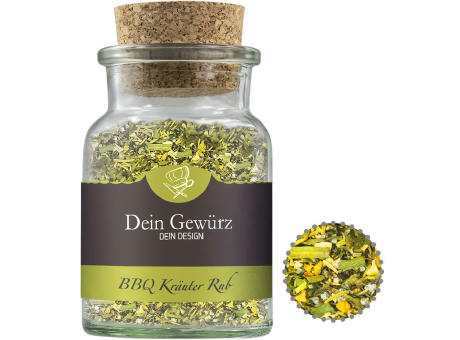 Product image Gewürzmischung BBQ Kräuter Rub, ca. 50g, Korkenglas Werbeartikel