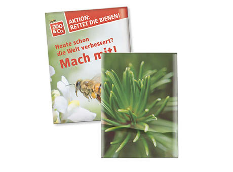 Product image Samentütchen Klein - Recyclingpapier - Basilikum Werbeartikel