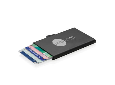 C-Secure Aluminium RFID Kartenhalter bedrucken