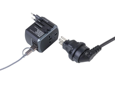 TROIKA Reiseadapter-Set TROIKA WORLD TRAVEL ADAPTER Werbeartikel