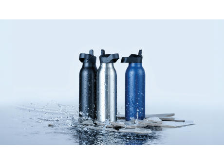 Avira Ara RCS Re-Steel Fliptop Wasserflasche 500ml Werbeartikel