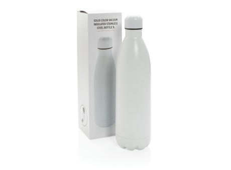 Solid Color Vakuum Stainless-Steel Flasche 1L Werbeartikel