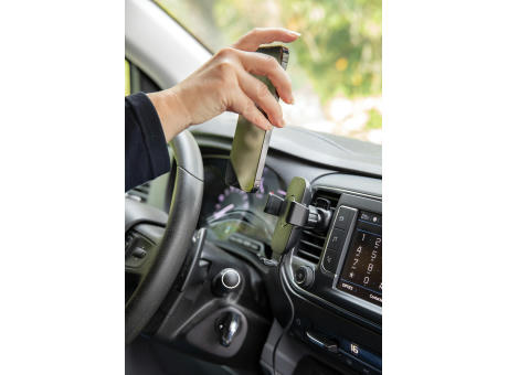 10W Wireless Charging Autohalter aus RCS Plastik Werbeartikel