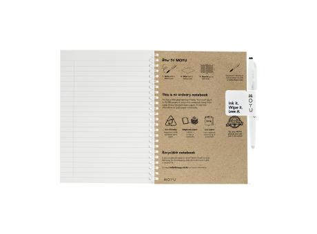 MOYU Erasable Stone Paper Notebook CraftCover 18 Seiten Werbeartikel