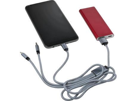 3-in-1 Ladekabel aus Nylon Felix bedrucken