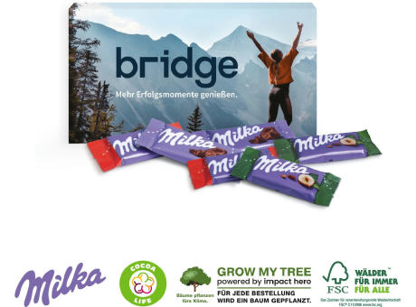 MILKA SCHOKOTÄFELCHEN IN PRÄSENTBOX bedrucken