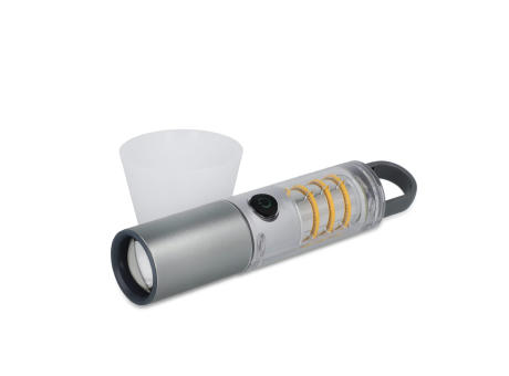 Multifunktions-Taschenlampe aus recycelten Materialien Werbeartikel