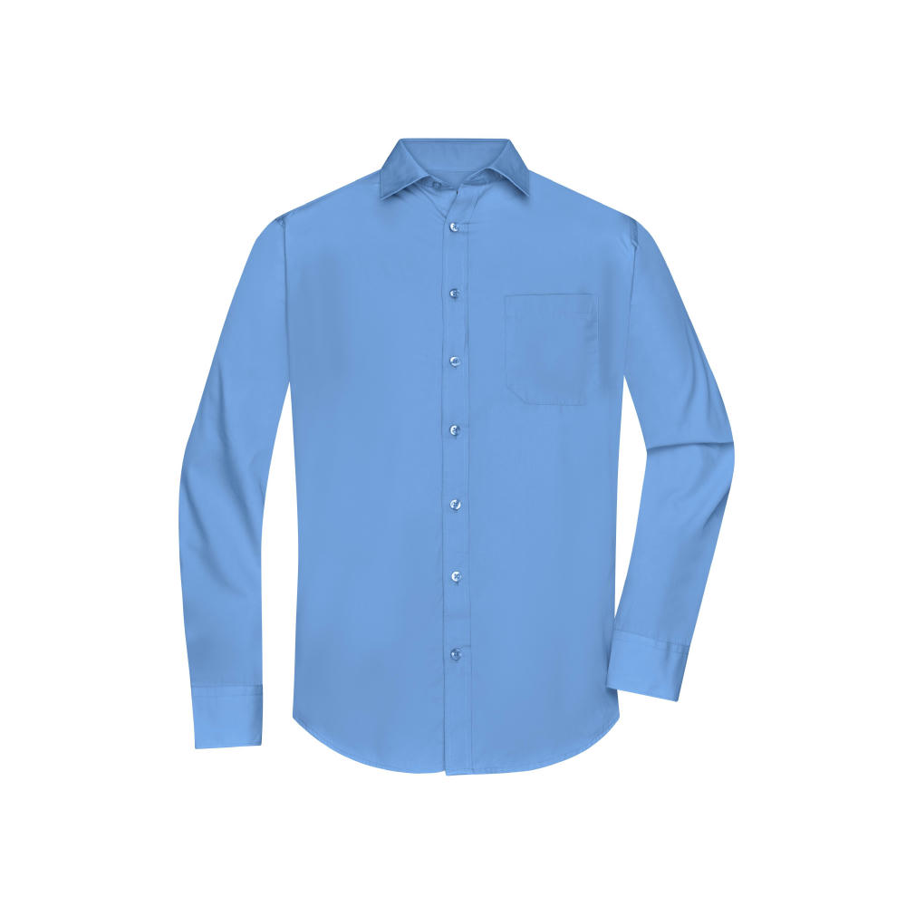 Product image Men's Shirt Longsleeve Poplin - Klassisches Shirt aus pflegeleichtem Mischgewebe Werbeartikel