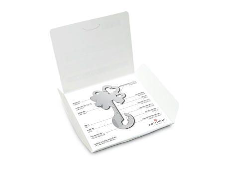 ROMINOX® Key Tool // Lucky Charm - 19 functions (Kleeblatt Glücksbringer) Werbeartikel