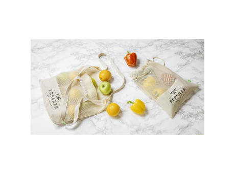 Natura Organic Mesh Shopper (180 g/m²) Einkaufstasche bedrucken