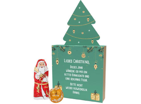 Lindt Präsent Weihnachten bedrucken