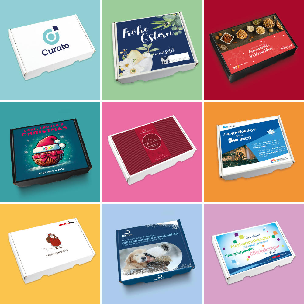 Geschenkkarton mit 1 Tee Spezialität Werbeartikel