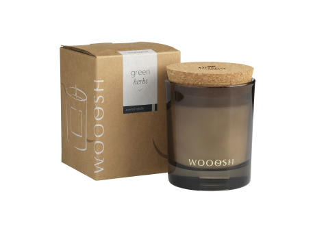 Wooosh Scented Candle Green Herbs Duftkerze Werbeartikel