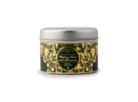 Product image Victorian Sense Tinbox Kellnerei Birne & Blüten Duftkerze Werbeartikel