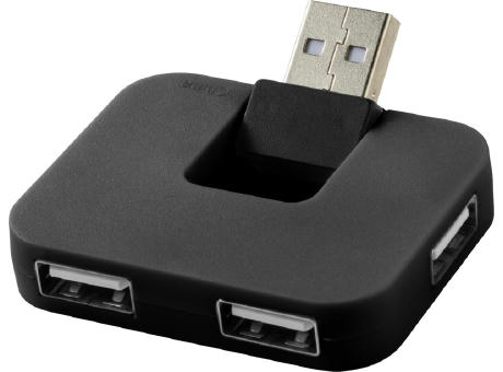 Gaia USB Hub mit 4 Anschlüssen Werbeartikel