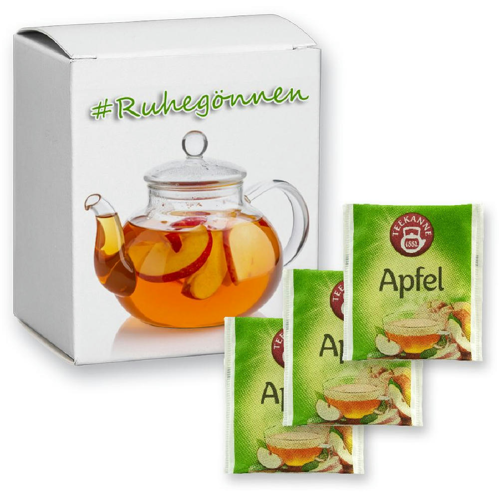 Product image Beuteltee Apfel mit Vitamin C, 5 Stück, 9,0g, Faltschachtel Werbeartikel