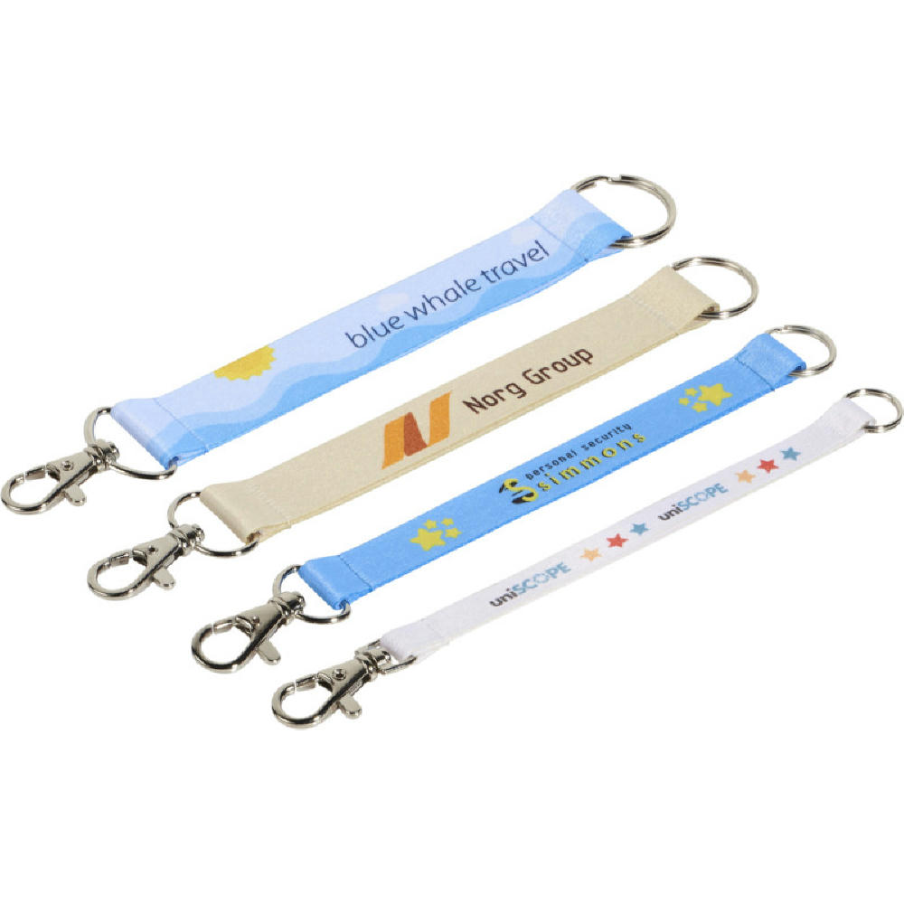 Product image Mini Sublimation Schlüsselband mit Ring Werbeartikel