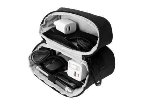 TROIKA Kabeltasche TROIKA BLACK TECH 2 GO Werbeartikel