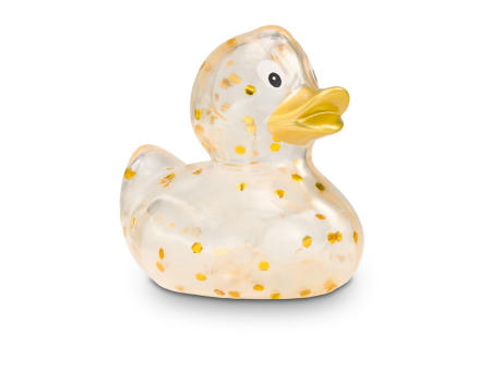 Werbeente Fine Funkelgold, ca. 8 cm Werbeartikel