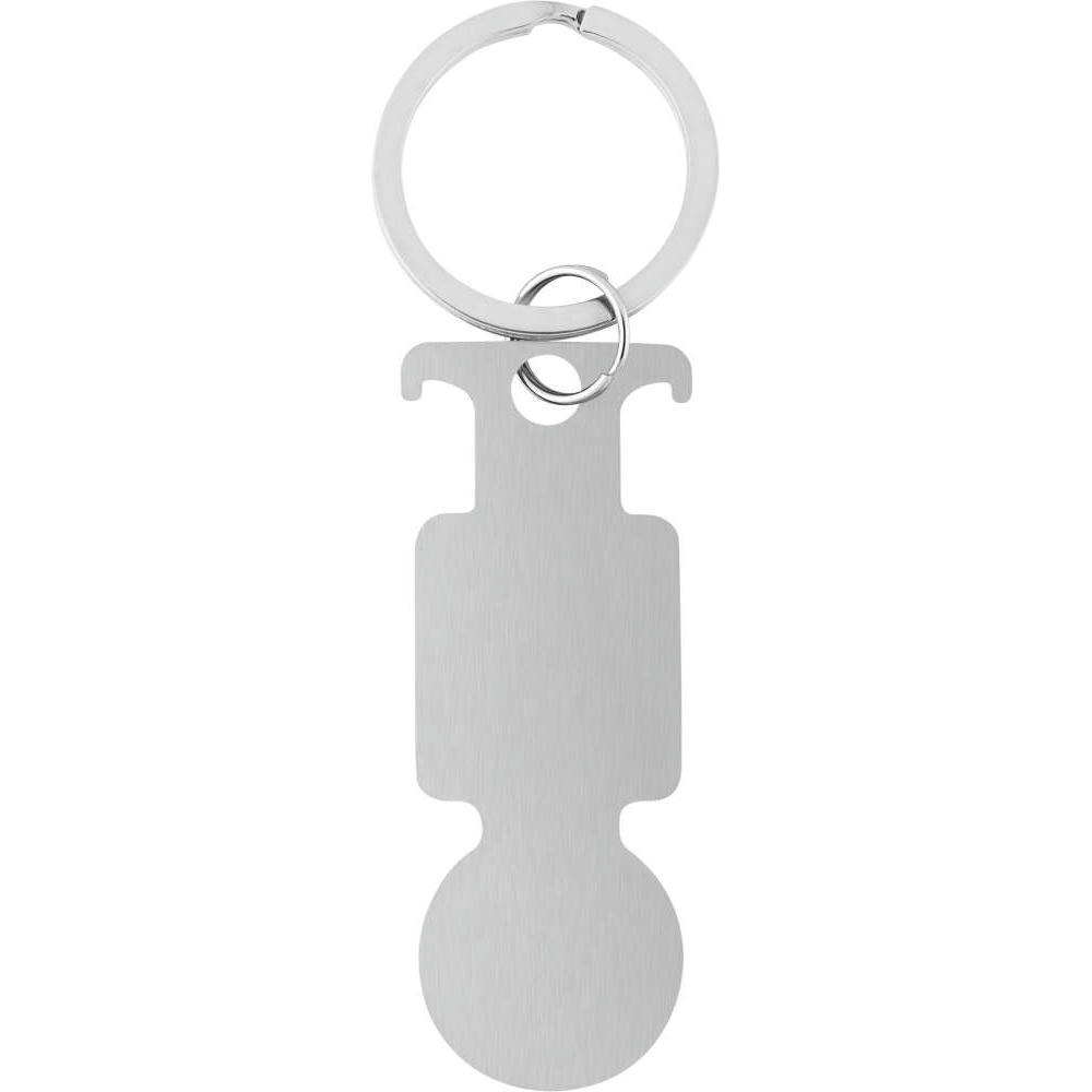 Product image Metmaxx® EK-Schlüsselanhänger "MyHeinzelmann" silber Werbeartikel