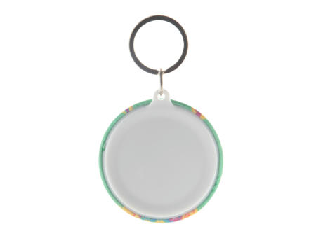 Button-Schlüsselanhänger  KeyBadge RPET Maxi bedrucken