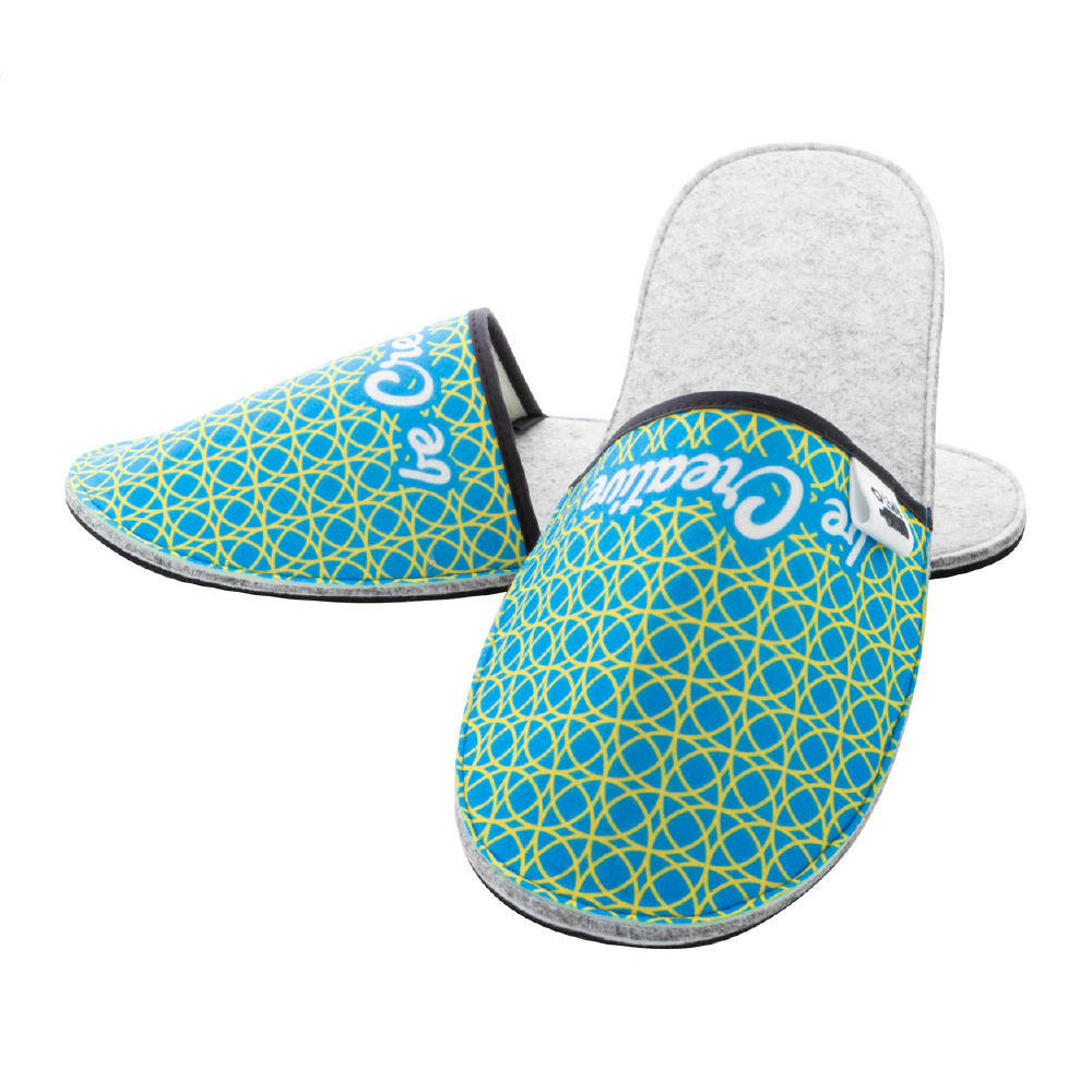 Product image Individuelle RPET Hausschuhe CreaFelt Slip Werbeartikel
