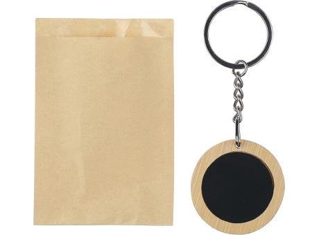 Schlüsselanhänger aus Bambus Gene bedrucken