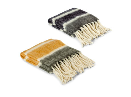 Kosta Linnewäfveri Wollplaid Streifen Werbeartikel