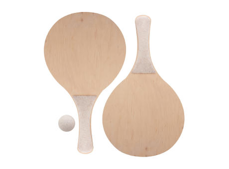 Individuelles Strandtennisset CreaShot Werbeartikel