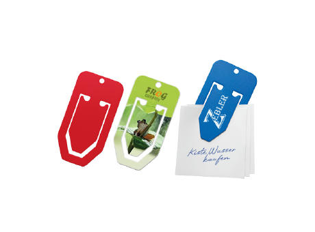 Zettelklammer, maxi bedrucken