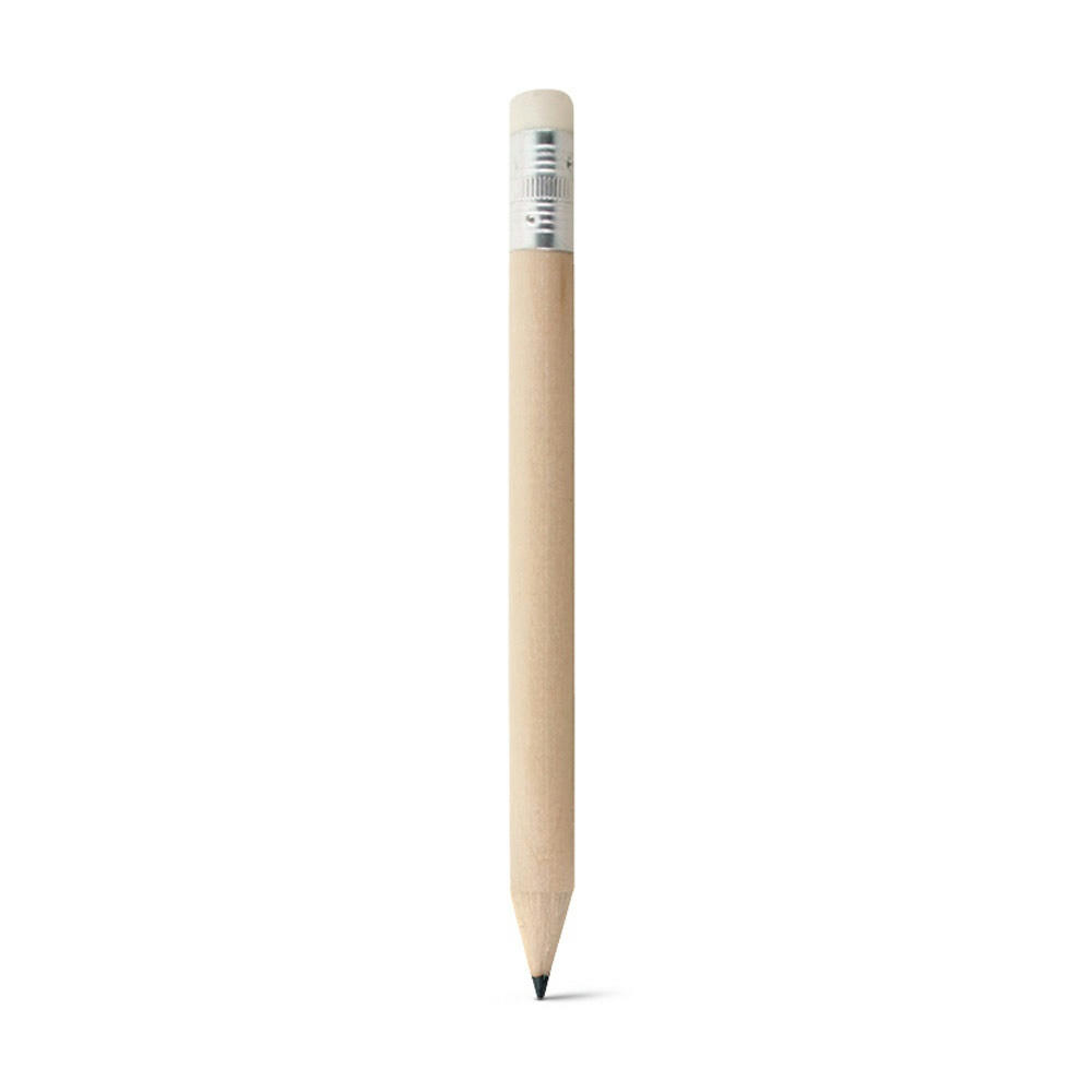 Product image BARTER. Mini-Bleistift mit Radiergummi und Härtegrad HB Werbeartikel