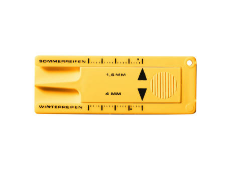 Schlüsselanhänger "Reifenprofilmesser" bedrucken