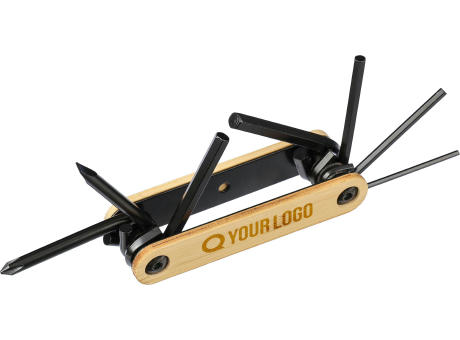 Werkzeugsatz Edna aus Kohlenstoffstahl Werbeartikel