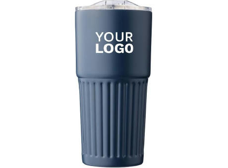 Recycelter doppelwandiger Trinkbecher aus Edelstahl (500 ml) Kael Werbeartikel