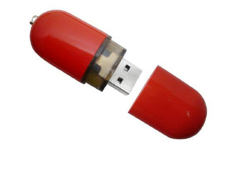 USB-Stick F11 USB 2.0 Flash Disk   1 GB Blau bedrucken