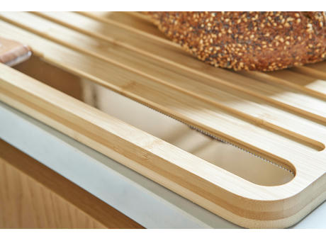 Bambus Brot-Schneidebrett Werner Werbeartikel
