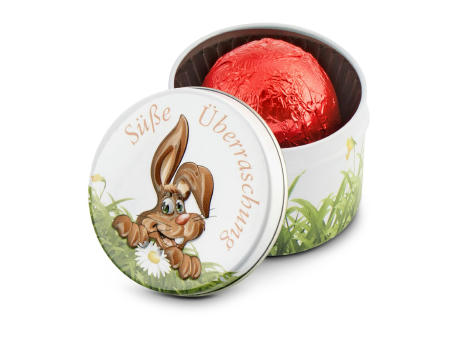 Geschenkartikel / Präsentartikel: Süße Überraschung - 1er Pralinendose Werbeartikel