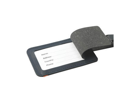 Recycled Leather Luggage Tag Gepäckanhänger Werbeartikel