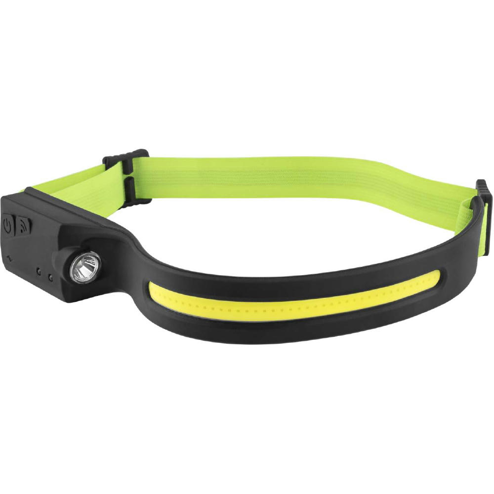 Product image METMAXX Kopflampe HeadlightSwipe mit Leuchtband über die ganze Breite – Stirnlampe zum Bedrucken