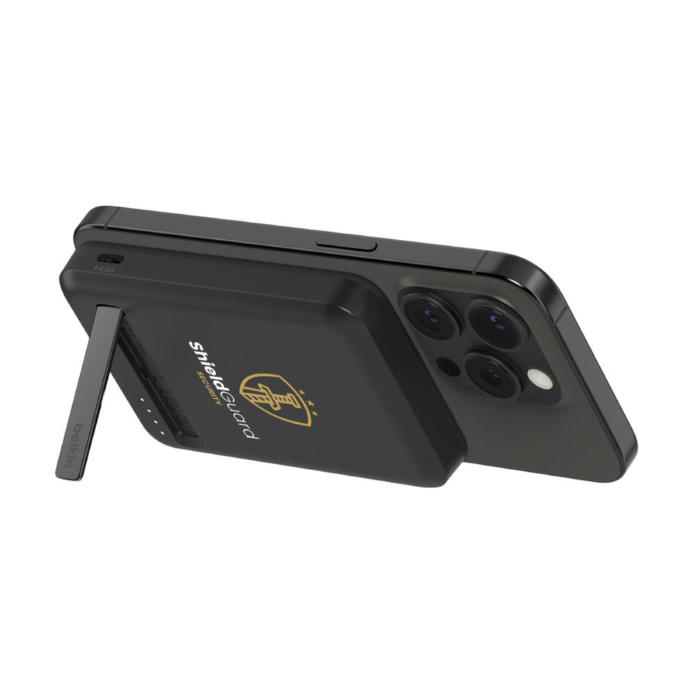 Belkin 5k Qi2 MagSafe PowerBank with Kickstand Werbeartikel