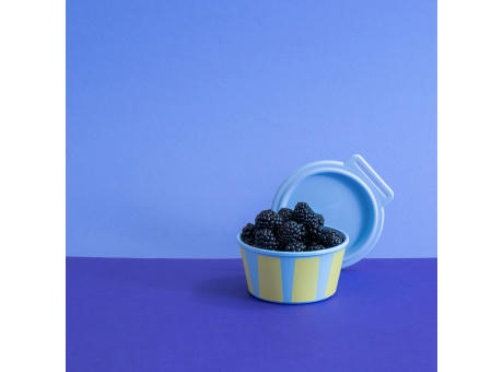 Koziol NORA BOX 250ml STRIPES Schale 250ml mit Deckel Werbeartikel