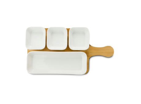 ROMINOX® Servierschalen // Quattro Bamboo Werbeartikel